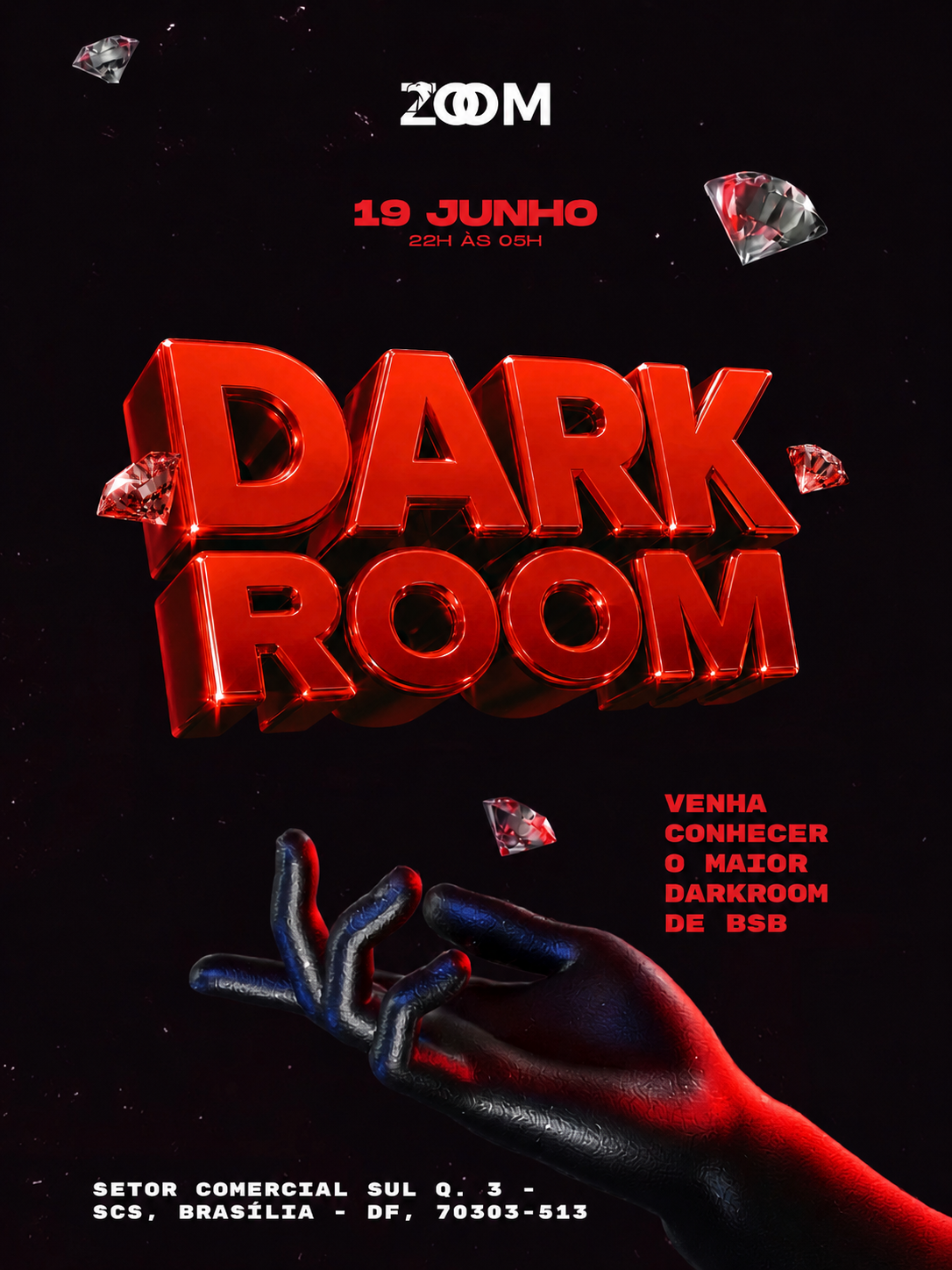 ZOOM BAR BRASÍLIA: SEXTA DO DARK ROOM