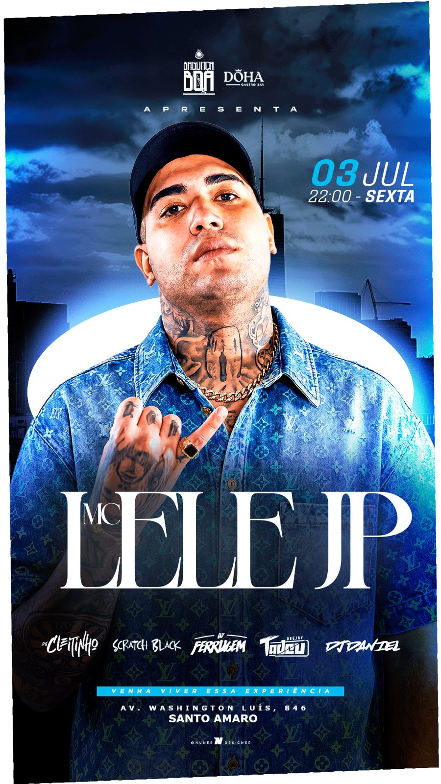DÖHA GASTROBAR: SEXTA-FEIRA 03/07 | MC LELE JP 