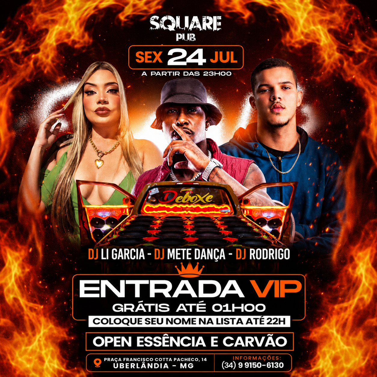 SQUARE PUB: REVOADA 24/07