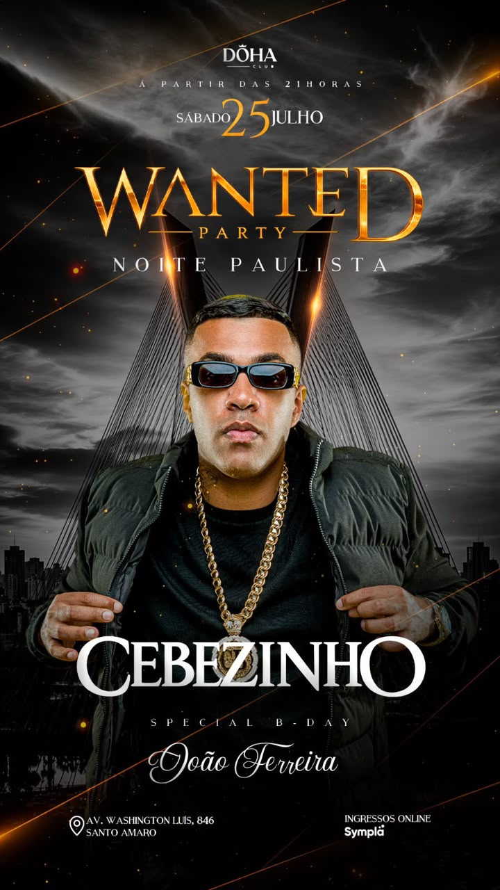 DÖHA GASTROBAR: SÁBADO 25/07 CEBEZINHO