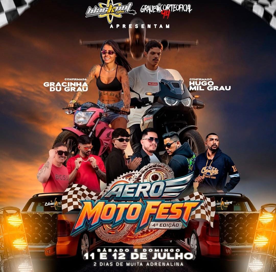 Blackout Maraba: AERO MOTOFEST 4º EDIÇÃO - 11 e 12/07/26