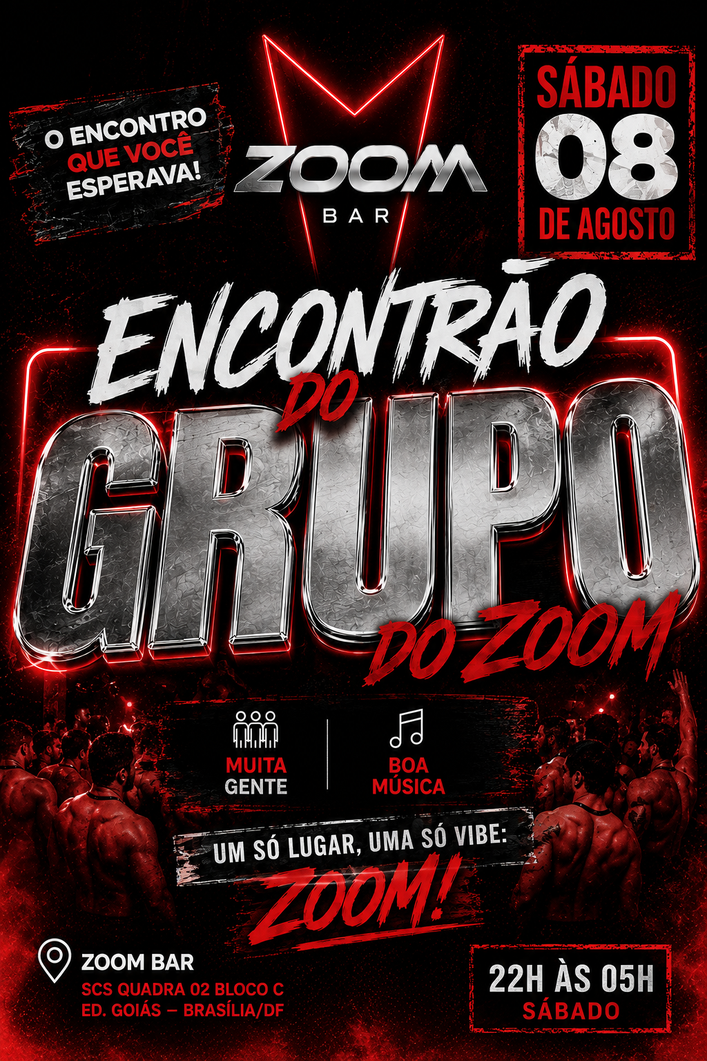 ZOOM BAR BRASÍLIA: Encontrão do grupo do Zoom 