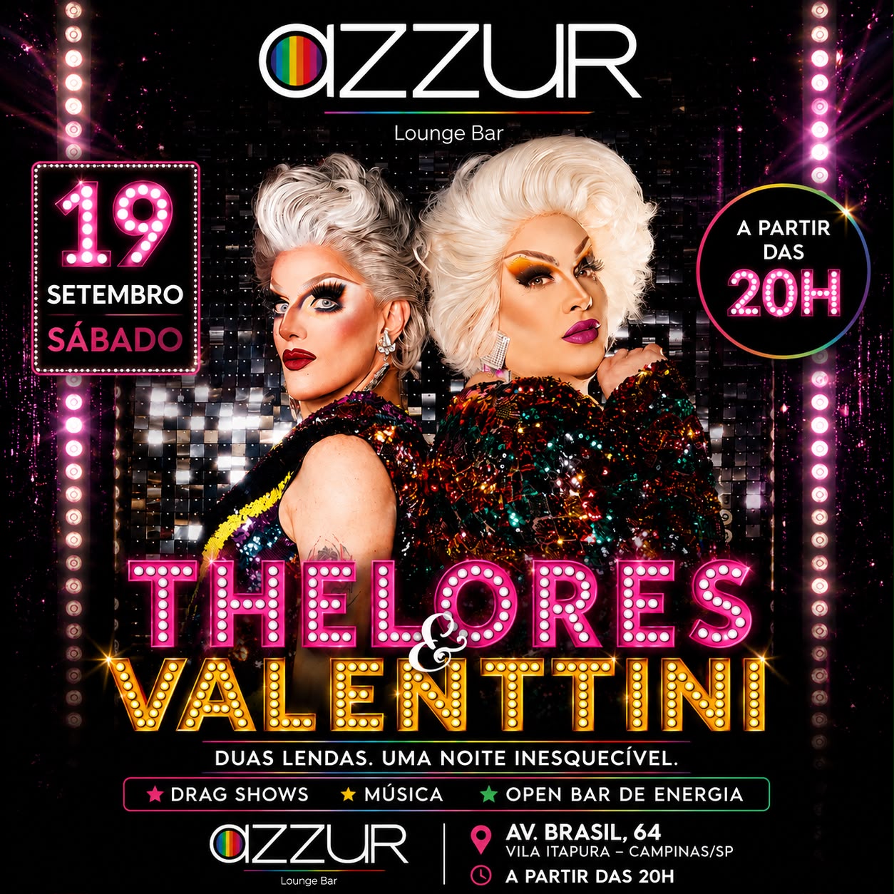 Azzur Lounge Bar: Quens club Valenttini e Thelores