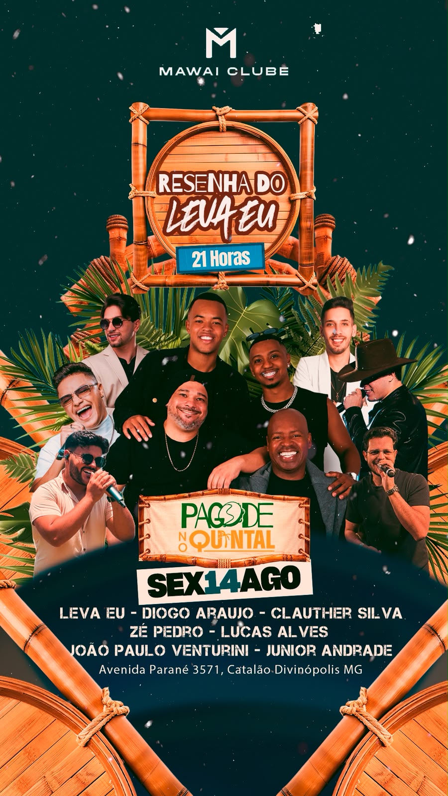 @ENTRADAVIP: 🇧🇷 PAGODE NO QUINTAL — RESENHA DO LEVA
