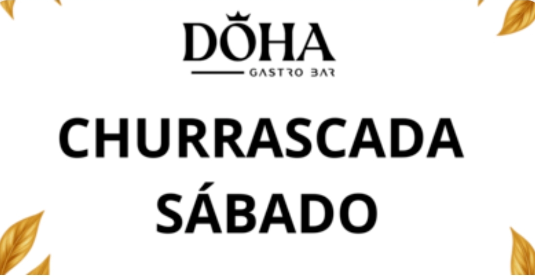 DÖHA GASTROBAR: SÁBADO GASTRO 15/08/2026