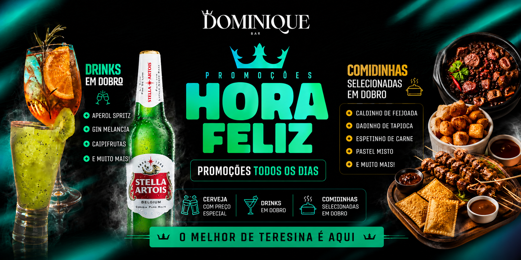 DOMINIQUE BAR: Sexta 31/07/26