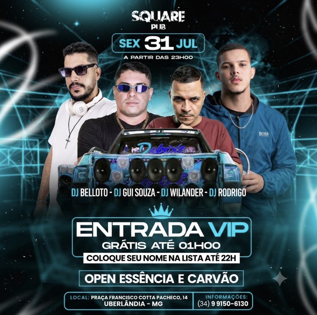 SQUARE PUB: REVOADA 31/07