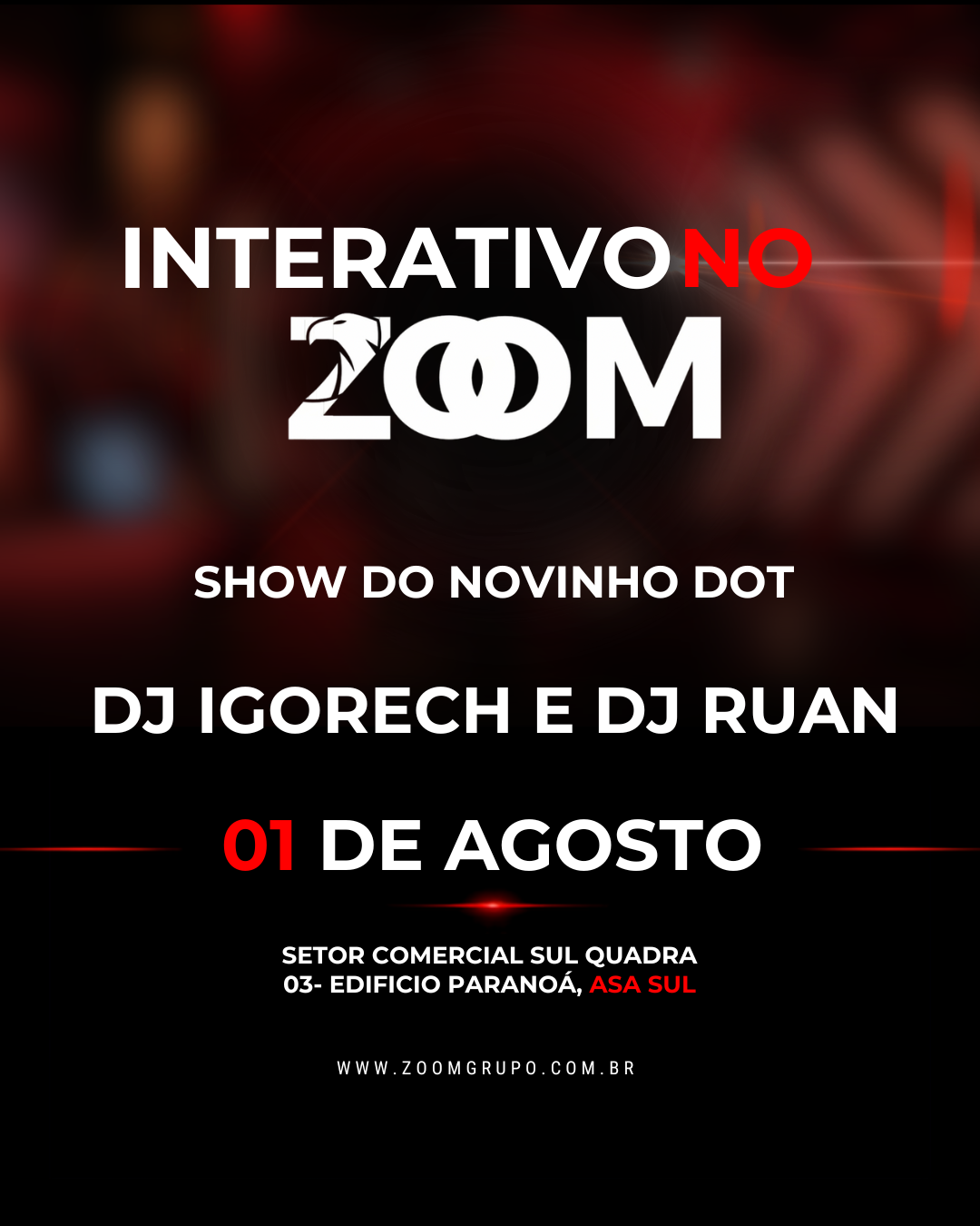 ZOOM BAR BRASÍLIA: Interativo no Zoom