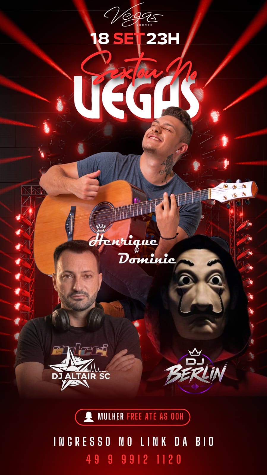 Vegas Lounge Bar: 🪗 Sextou no Vegas 18/09 🎼