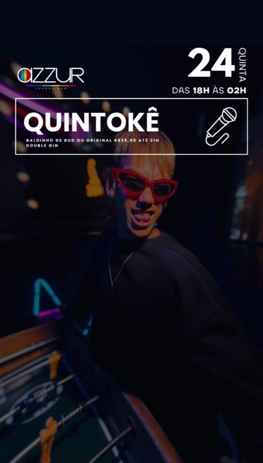 Azzur Lounge Bar: Quintaokê