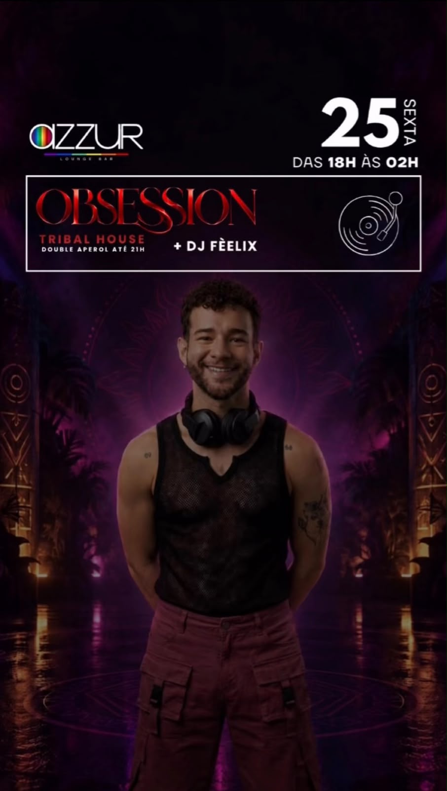 Azzur Lounge Bar: Obsessivo tribal house