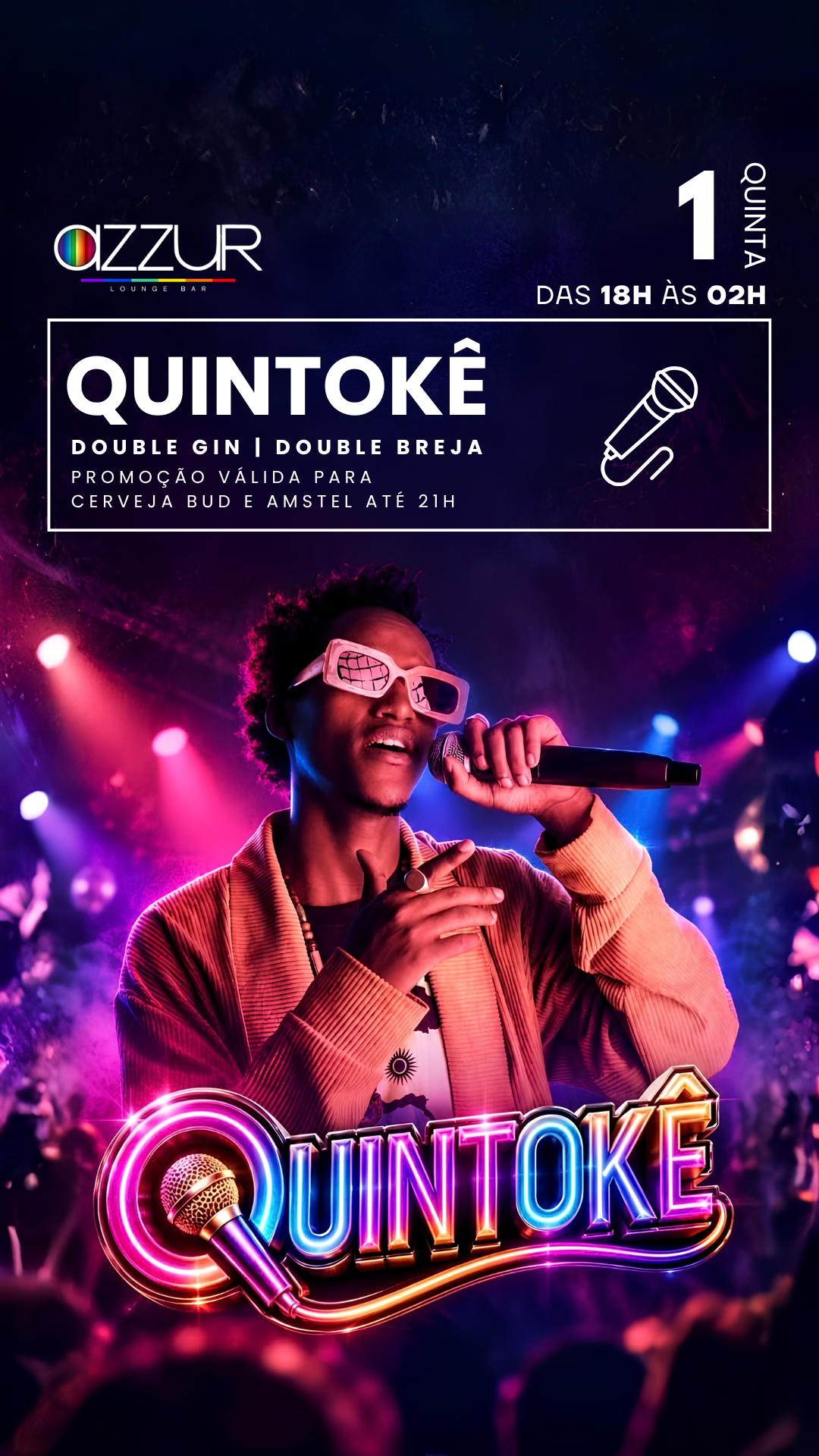 Azzur Lounge Bar: Quintaokê