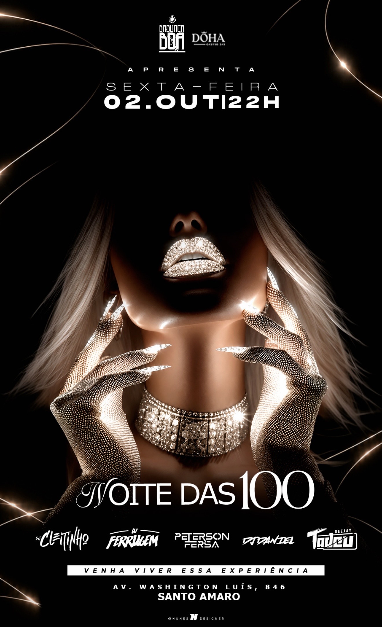 Bagunça Boa: NOITE DAS 100 02/10