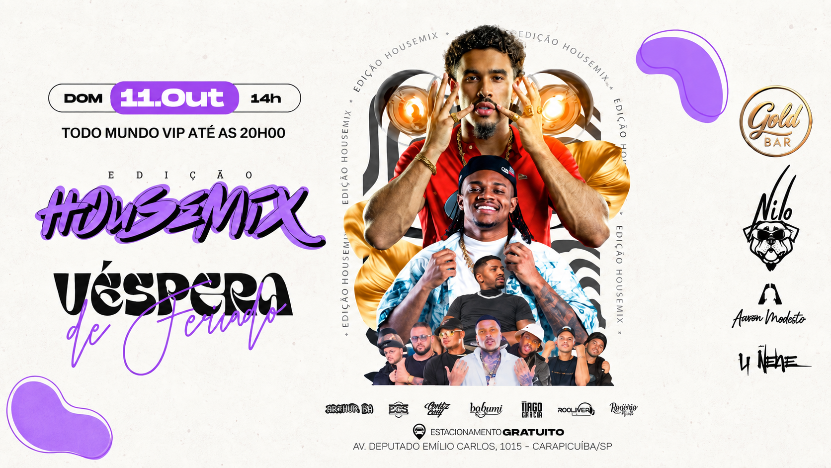 HOUSEMIX — VÉSPERA DE FERIADO