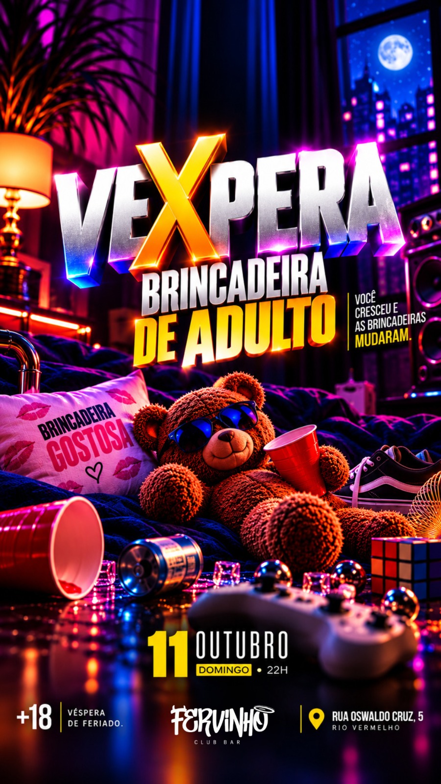 FERVINHO RV: VEXPERA BRINCADEIRA DE ADULTO