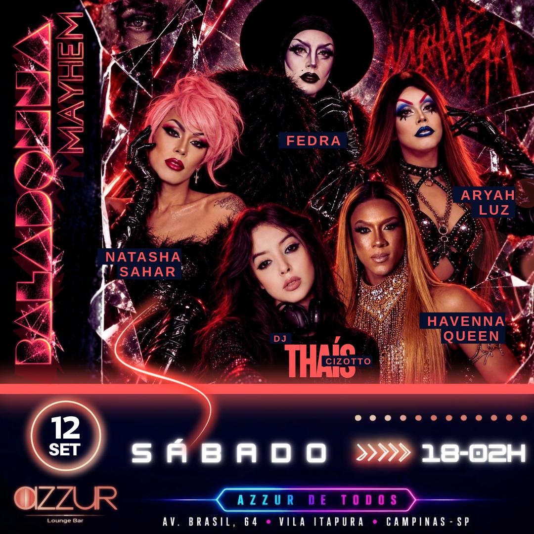 Azzur Lounge Bar: Queens Club  MAYHEN LADY GAGA