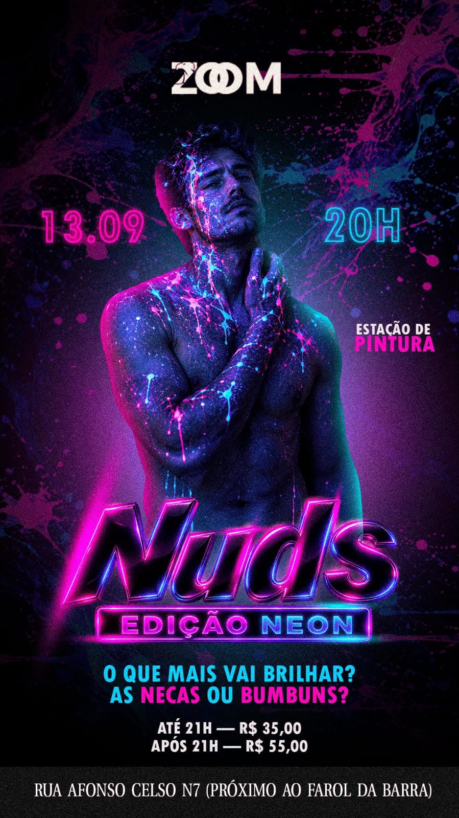ZOOM GAY BAR SSA: Nuds - NEON