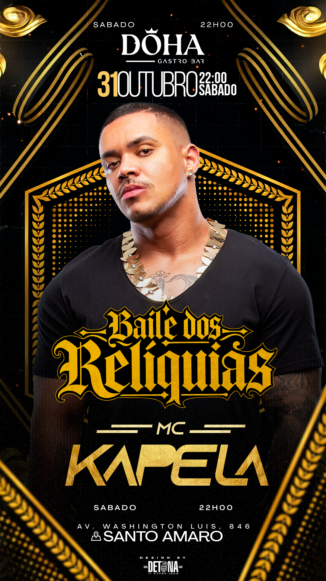 DÖHA GASTROBAR: SÁBADO 31/10 | MC KAPELA