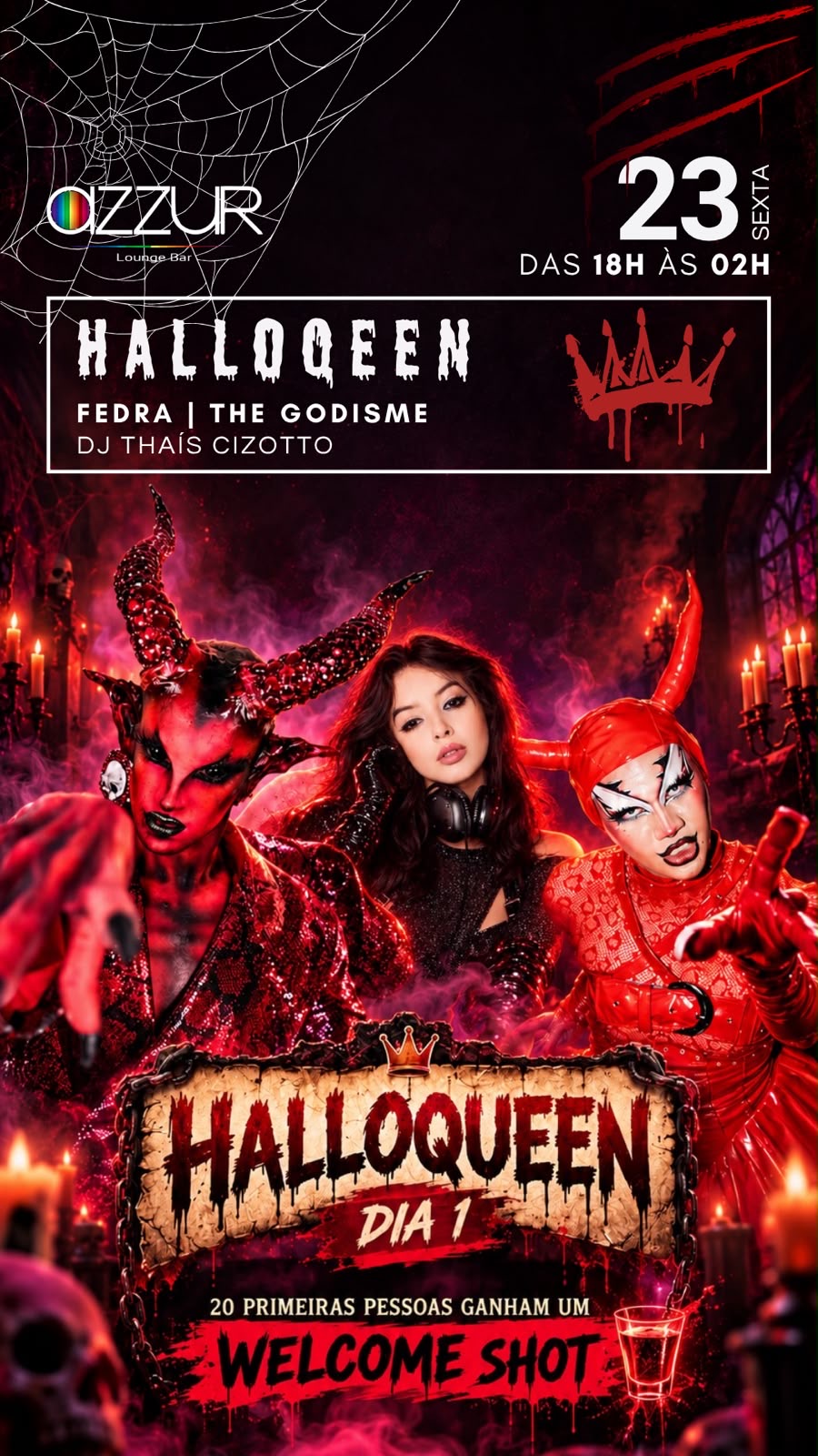 Azzur Lounge Bar: Halloween sexta 