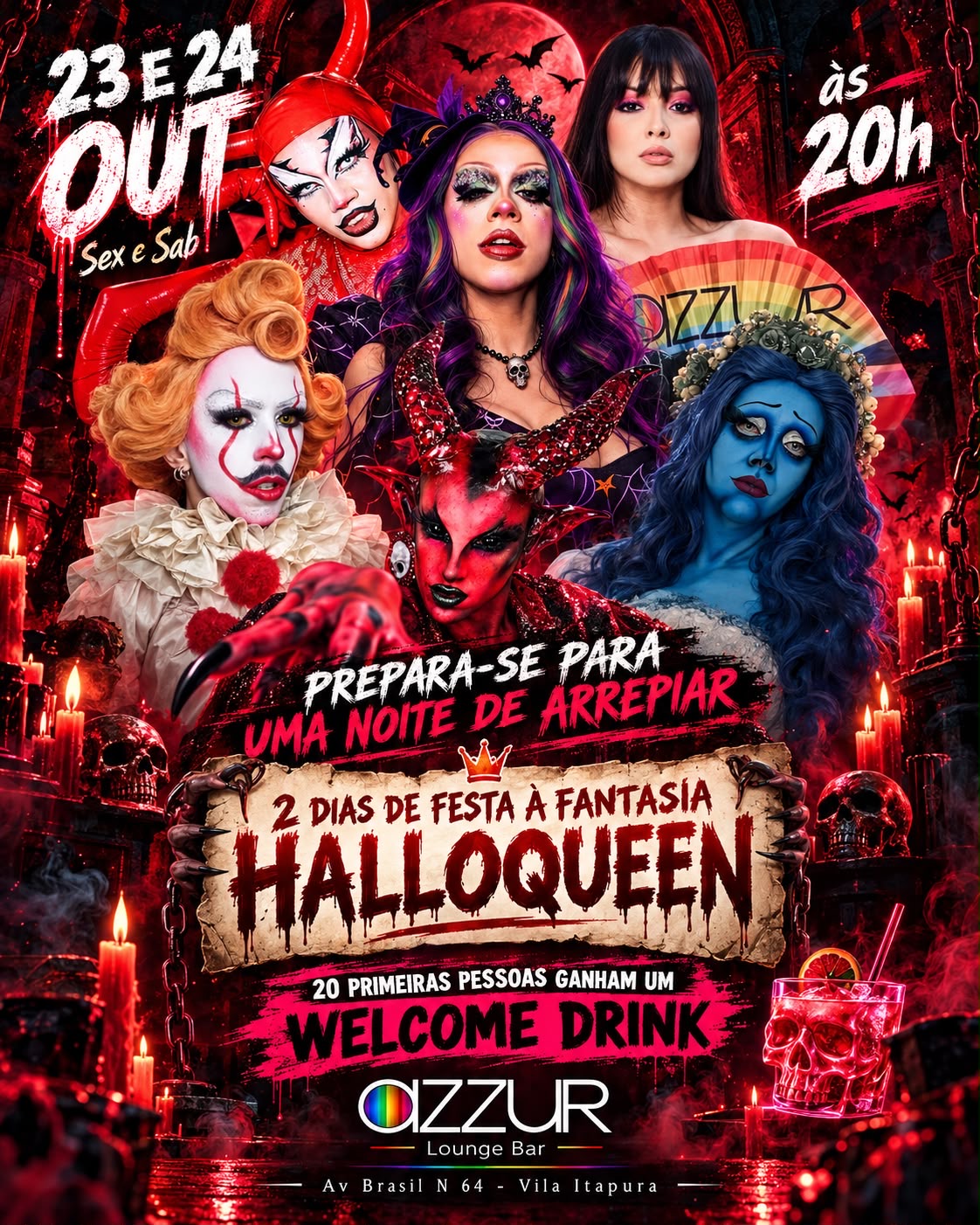 Azzur Lounge Bar: Quens club  HALLOQUEEM