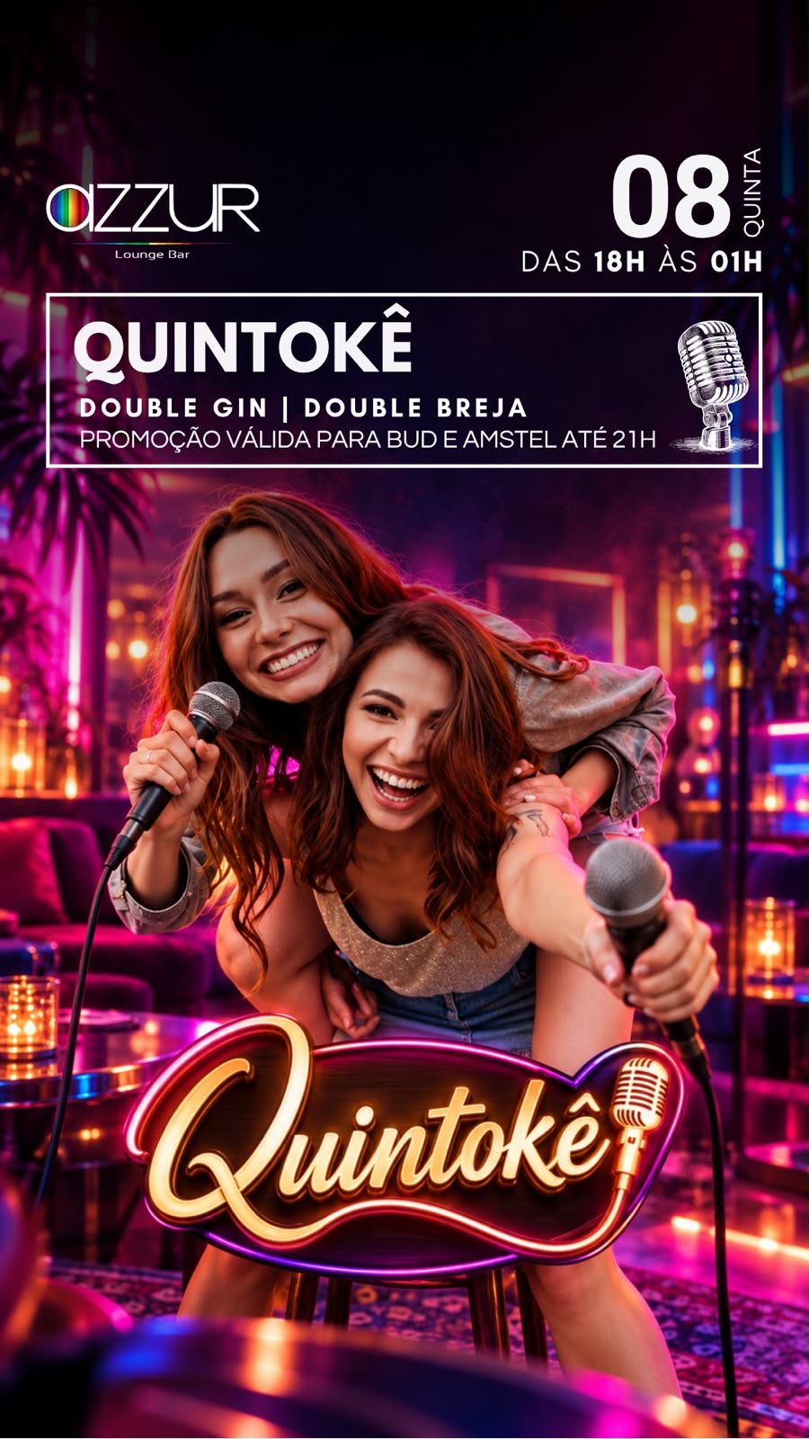 Azzur Lounge Bar: Quintaokê