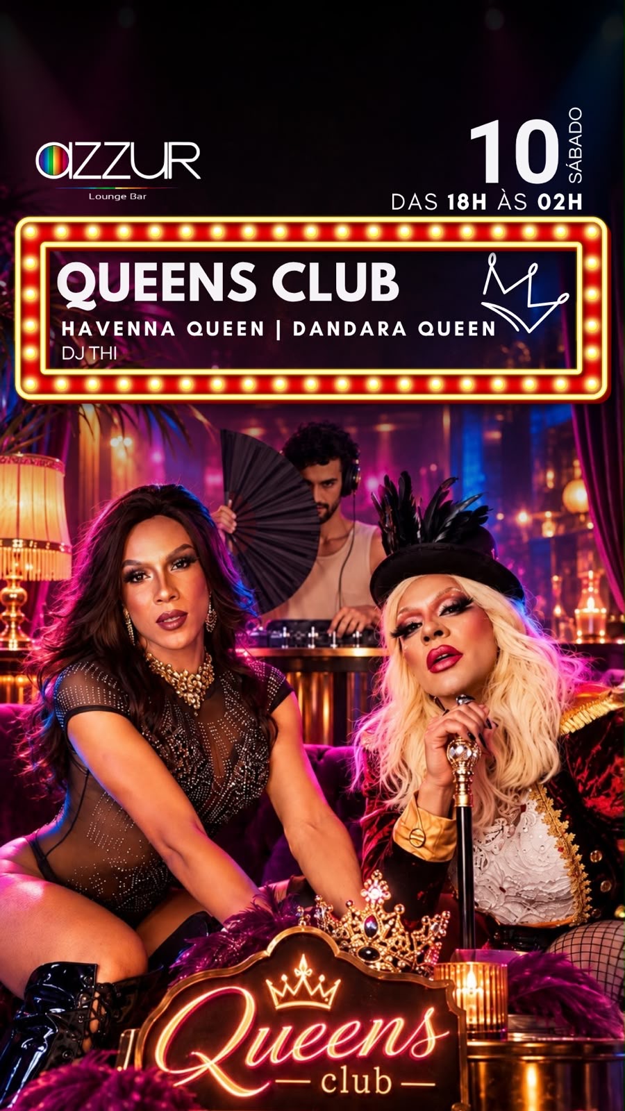 Azzur Lounge Bar: Quens club 