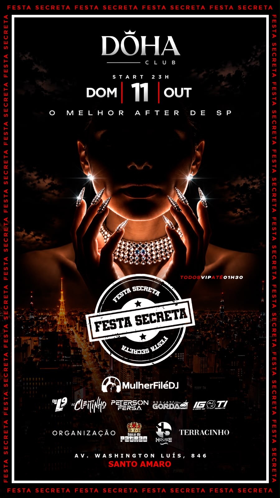 DÖHA GASTROBAR: DOMINGO 11/11 | FESTA SECRETA 