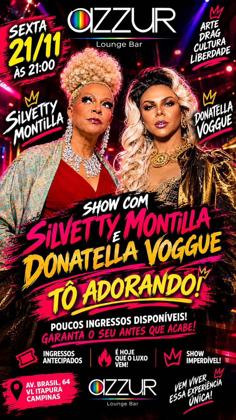 Azzur Lounge Bar: Silvetty montila To adorando 
