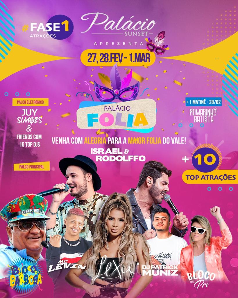 27/02 - DOMINGO - Welcome Open Bar + Bloco da Pri + Fernando e Fabiano + Dj Patrick de Muniz