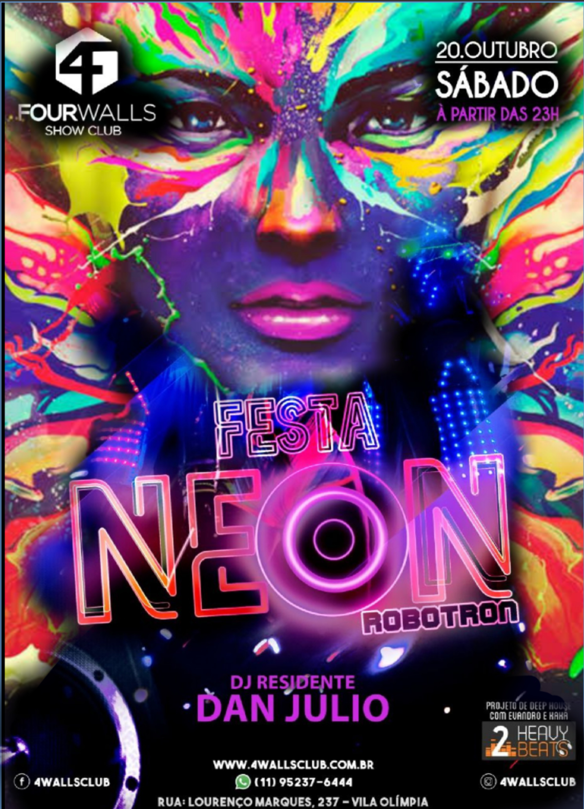 Four Walls Club: FESTA NEON