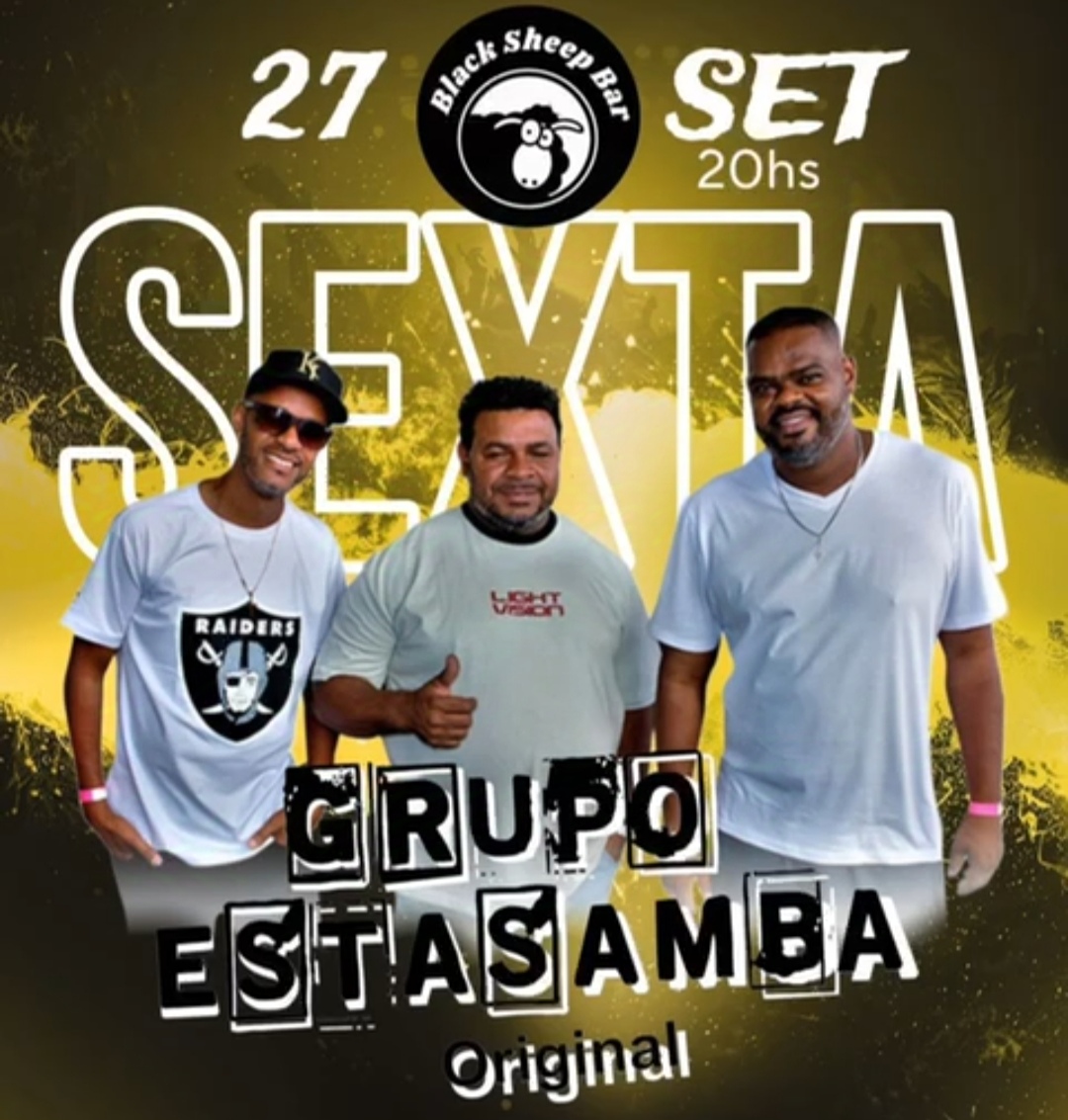 BLACK SHEEP BAR: ESTASAMBA - SEXTA-FEIRA 27/09/24