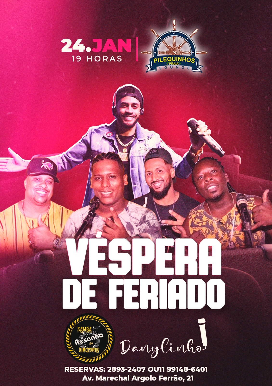 TERÇA FEIRA - VÉSPERA DE FERIADO