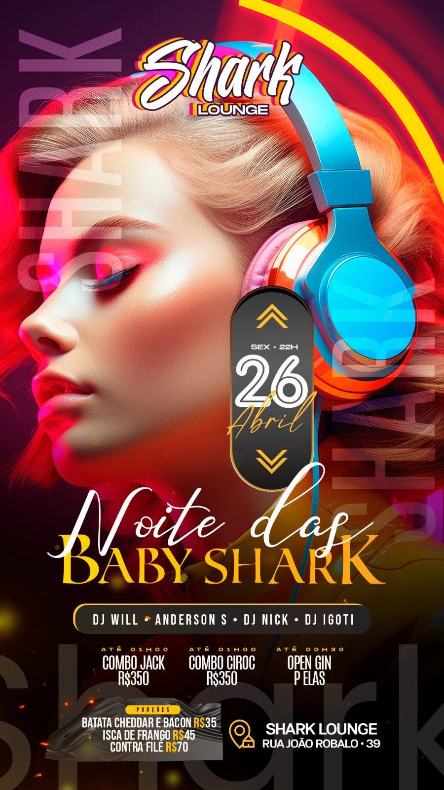 Shark Lounge & Pub: Sexta Noite das Baby Shark