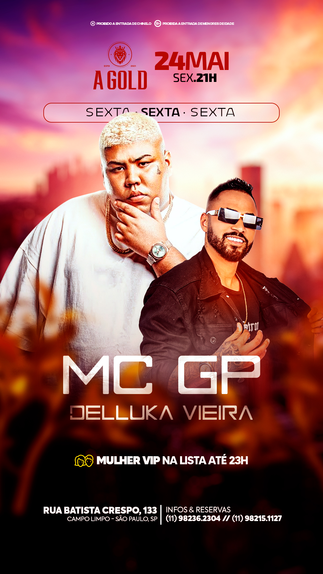 A Gold: MEGA SHOW MC GP E DELUKA VIEIRA 