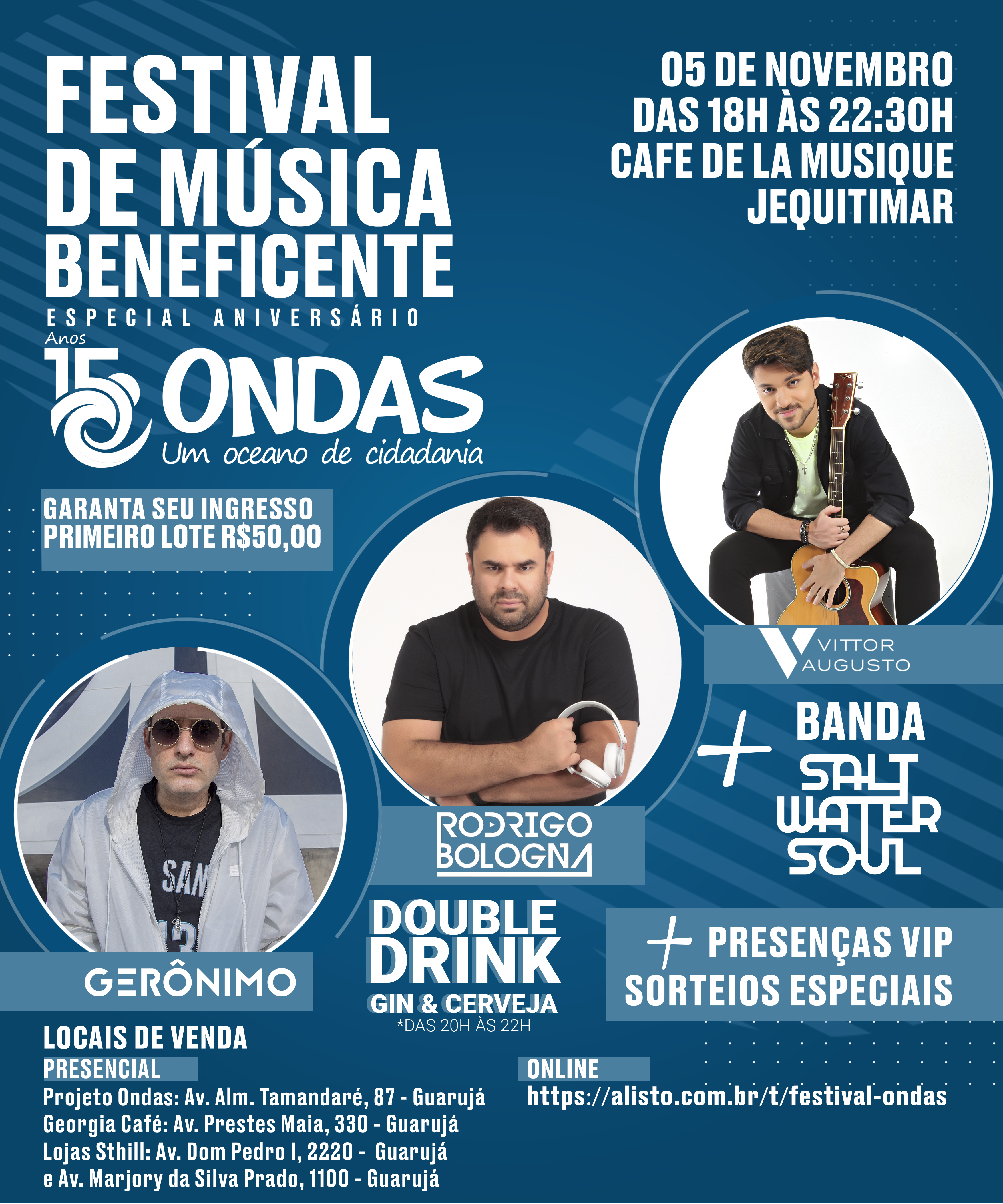 Festival de Música - Projeto Ondas 15 Anos