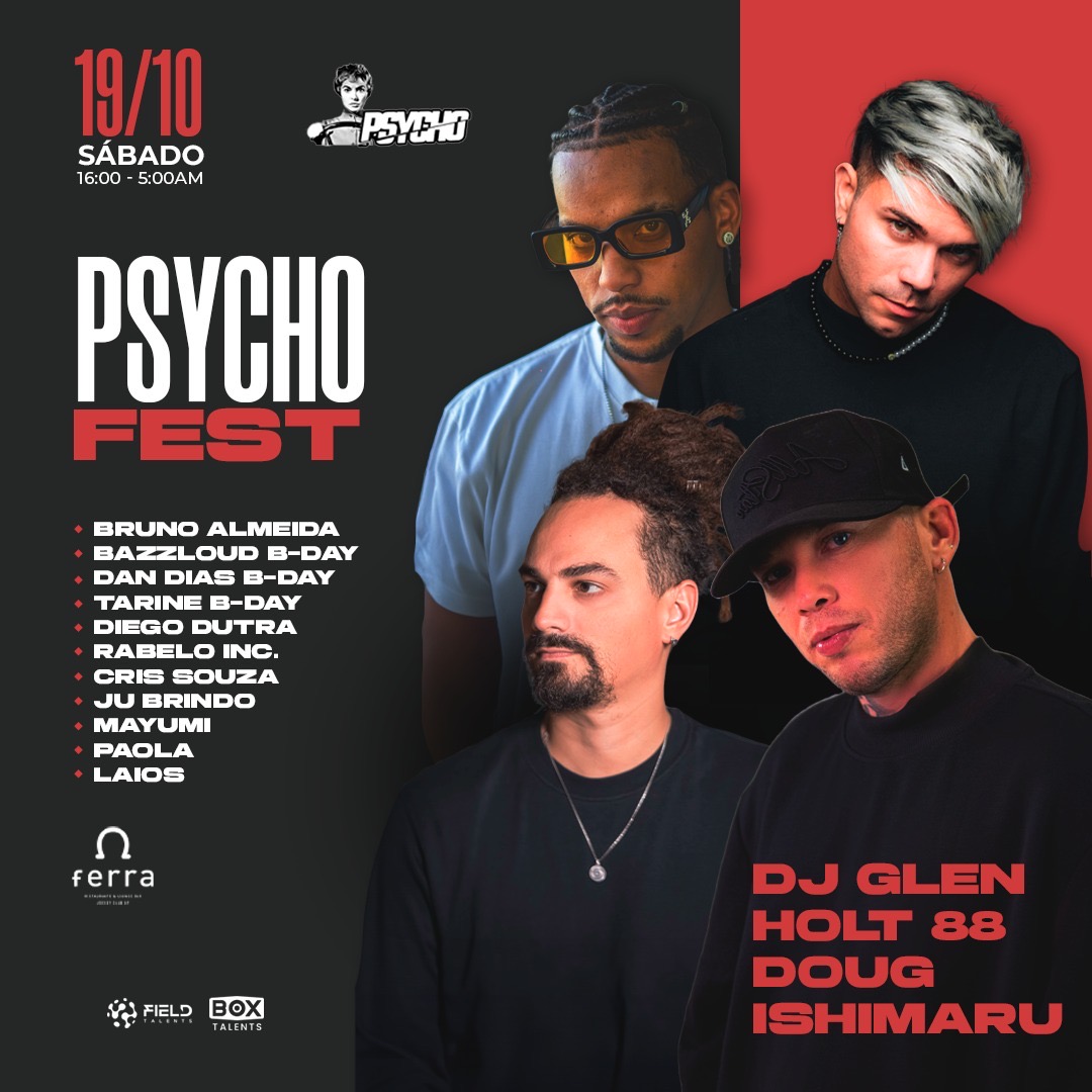 19/10 PSYCHO C/ DJ GLEN, HOLT88