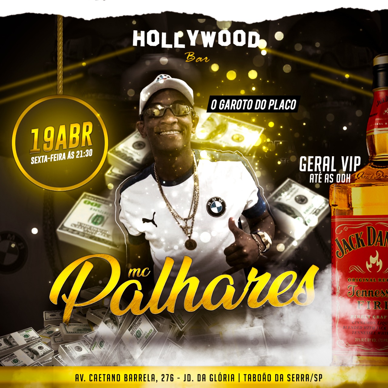 Hollywood Bar: Sexta 19/04 - Mc Palhares