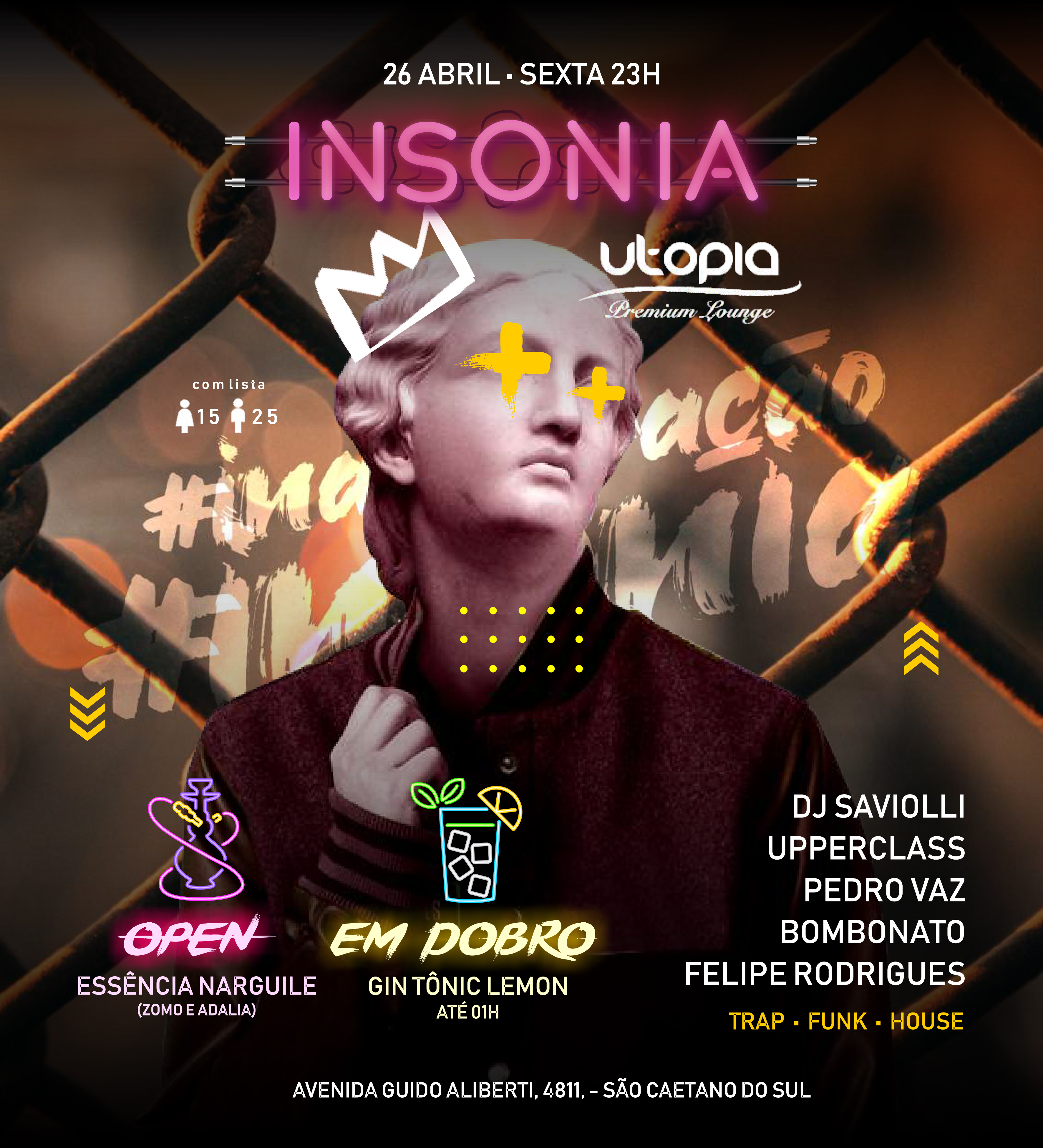 Insonia: Inauguração Utopia Premium Lounge