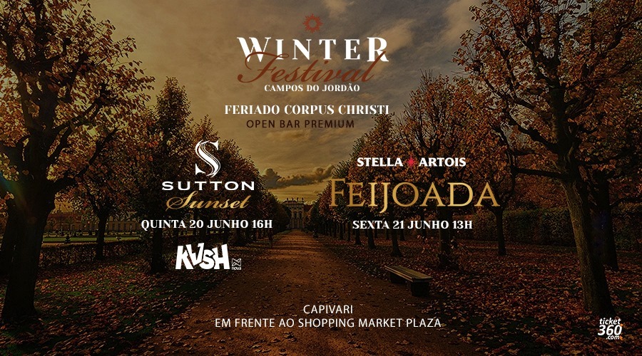 Winter Festival - Campos do Jordão (VIRADA DE LOTE HOJE!) 