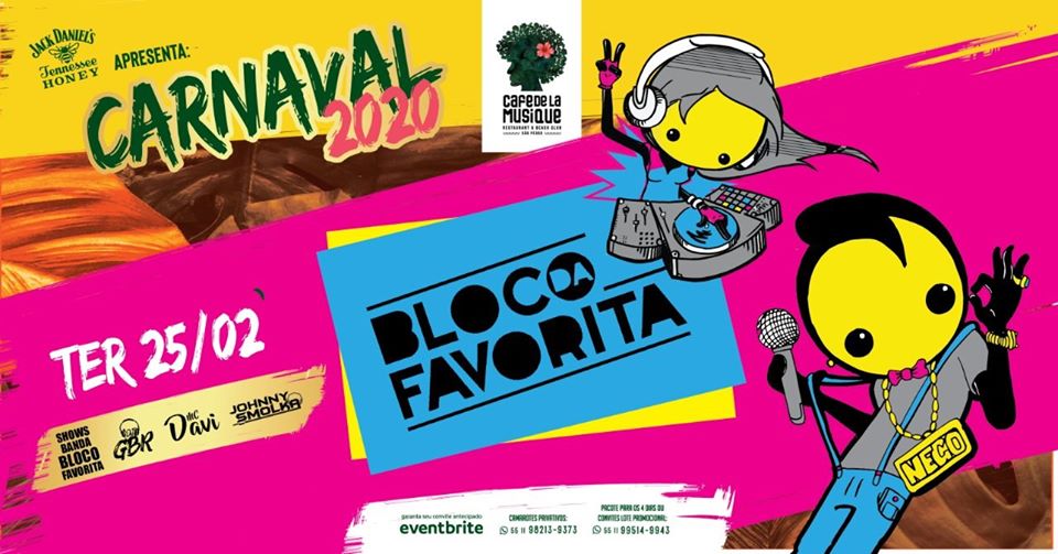 Carnaval Cafe 2020: Bloco da Favorita