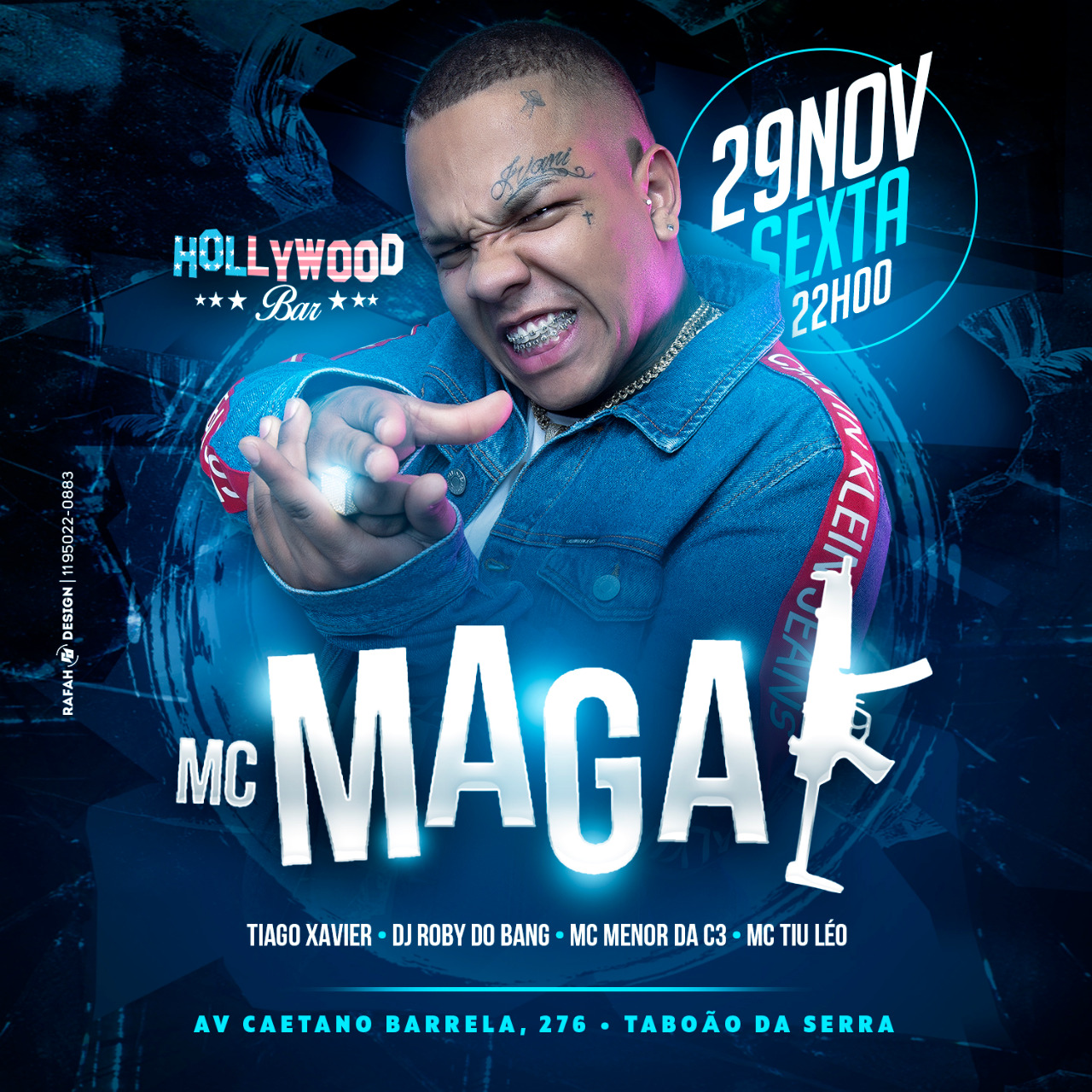 Hollywood Bar: MC Magal - Sexta-feira 29/11 