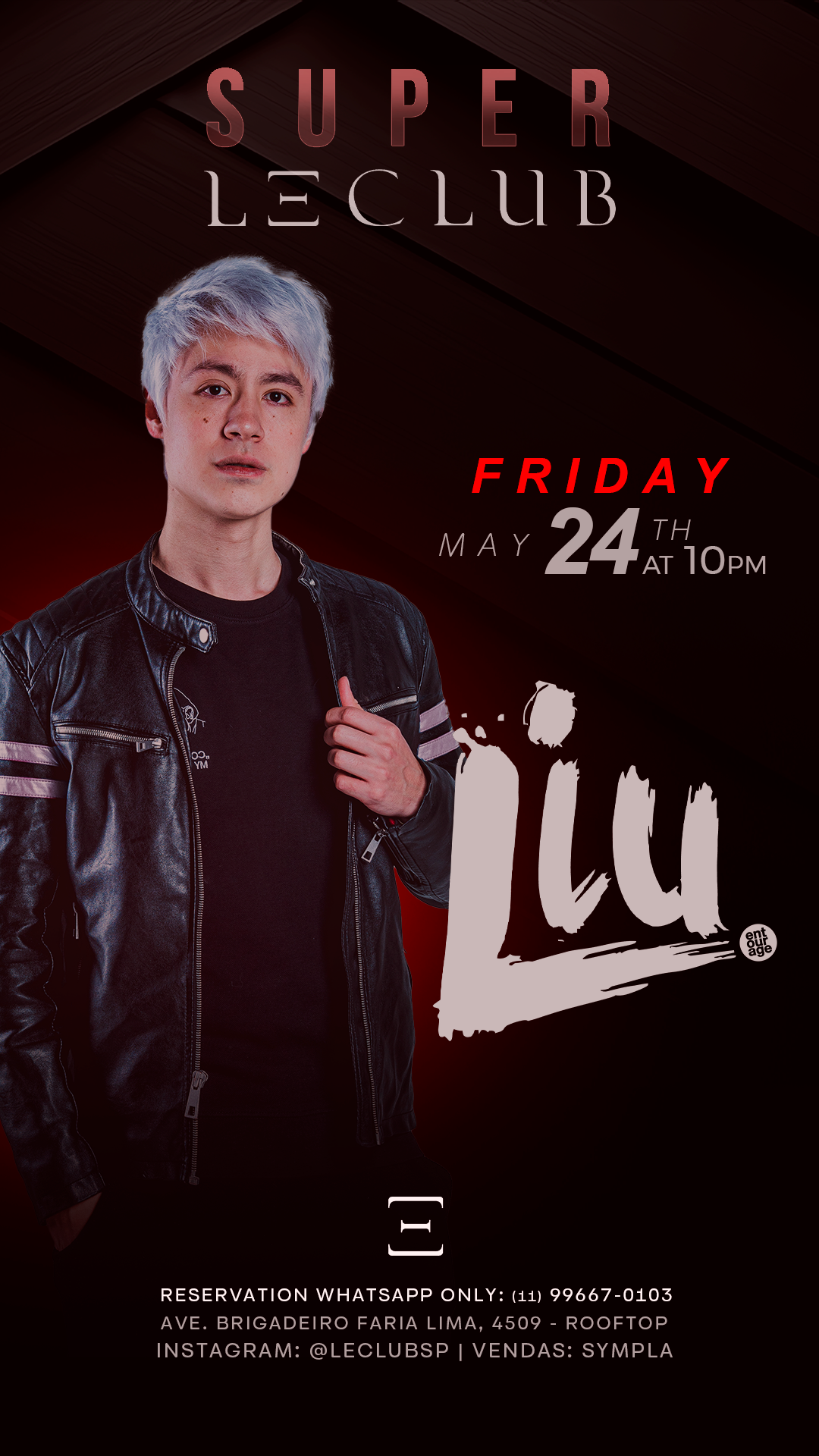 LE CLUB: LE CLUB DJ LIU 24.05