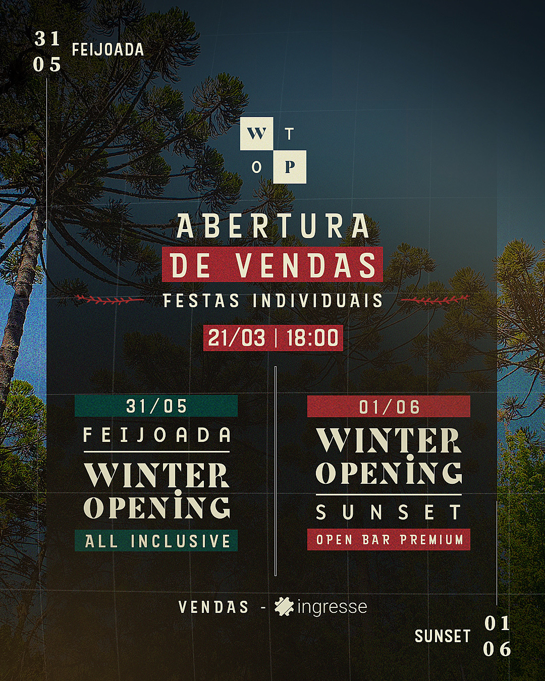 Feijoada WINTER OPENING 2024 - Scheein - Corpus Christi - Campos Jordão