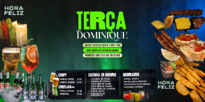 DOMINIQUE BAR: TERÇA 02/12/2025