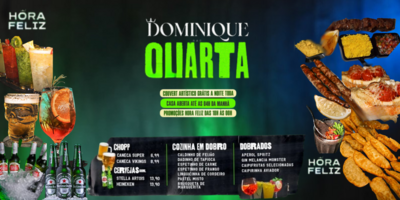 DOMINIQUE BAR: QUARTA 08/10/25