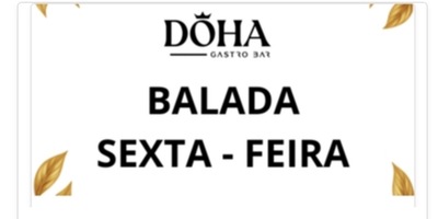 DÖHA GASTROBAR: SEXTA-FEIRA - BAGUNÇA BOA