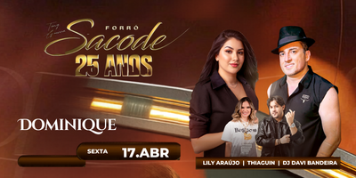 DOMINIQUE BAR: Sexta 17/04/26