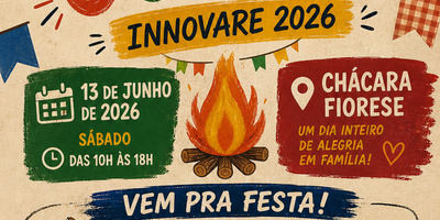 Festa Junina, 13 de junho - Colégio Innovare: Adquira seu ingresso!