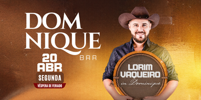 DOMINIQUE BAR: Segunda 20/04/2026