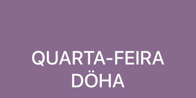 DÖHA GASTROBAR: QUARTA-FEIRA - AFTER NA DOHA
